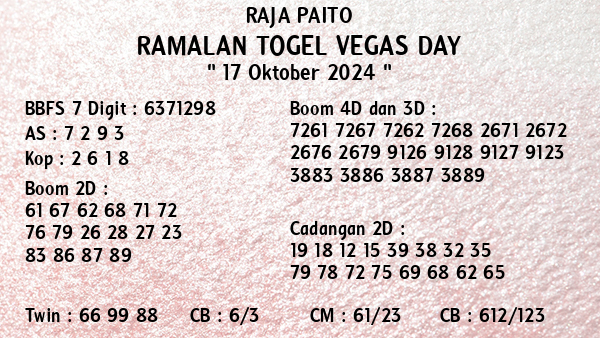 Prediksi Vegas Day