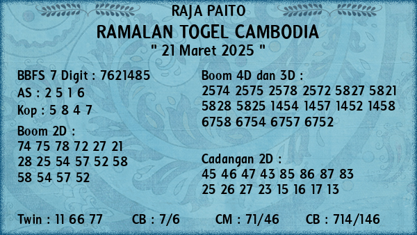 Prediksi Cambodia
