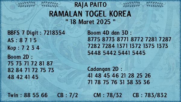 Prediksi Korea