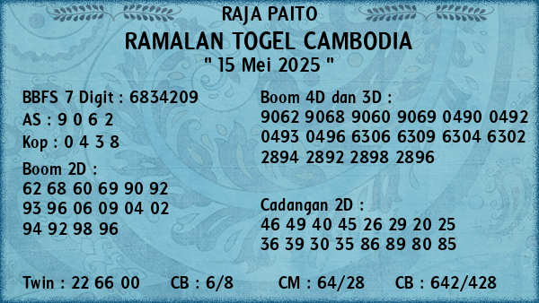 Prediksi Cambodia