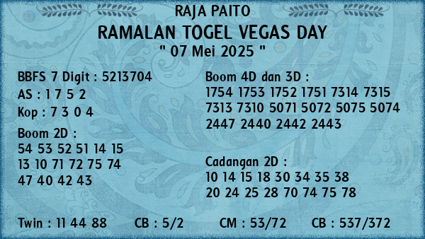 Prediksi Vegas Day