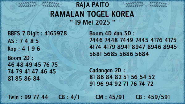 Prediksi Korea